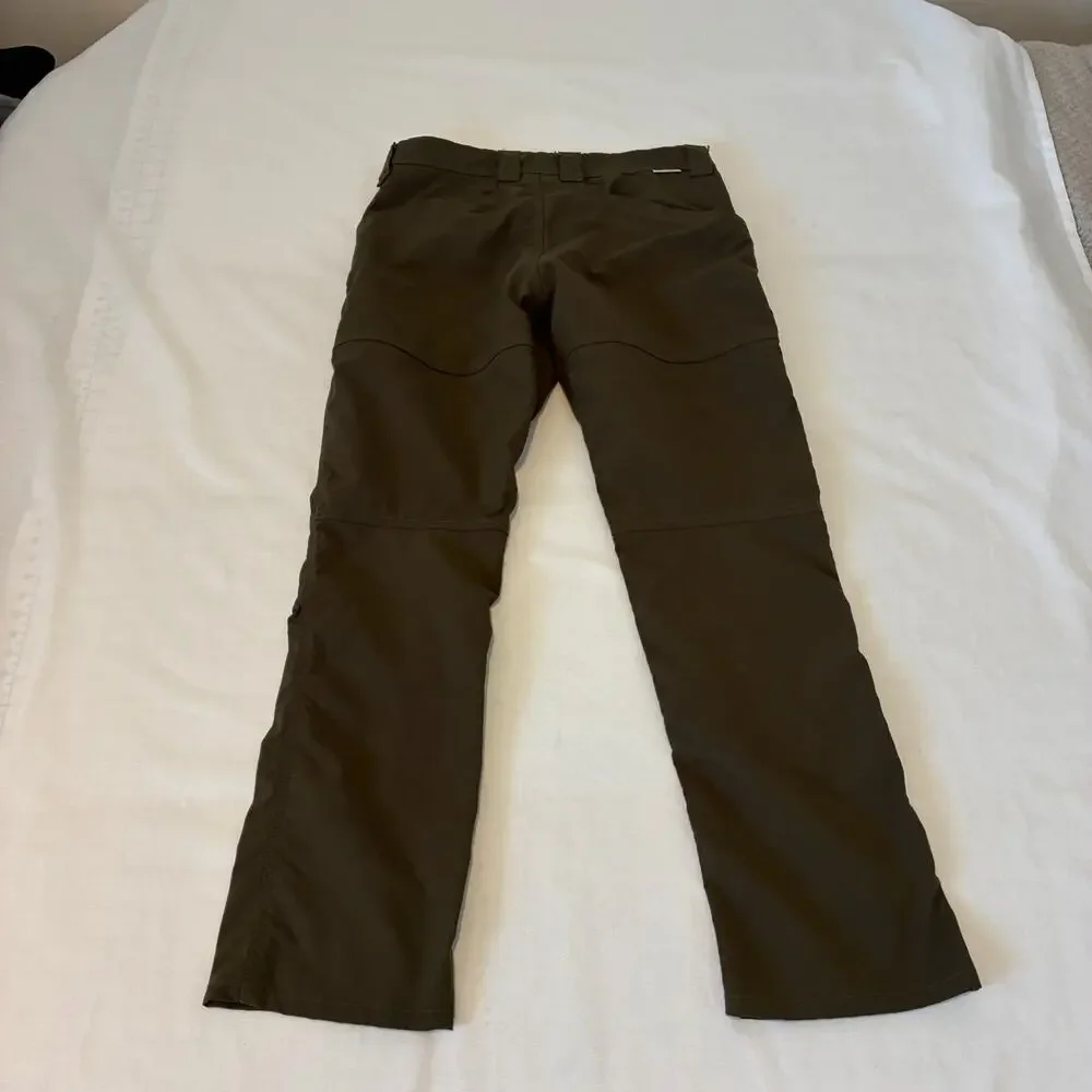 Edgevale Foothill Pant Mens 30x30 Forest Ripstop Hiking Stretch Double Knee USA